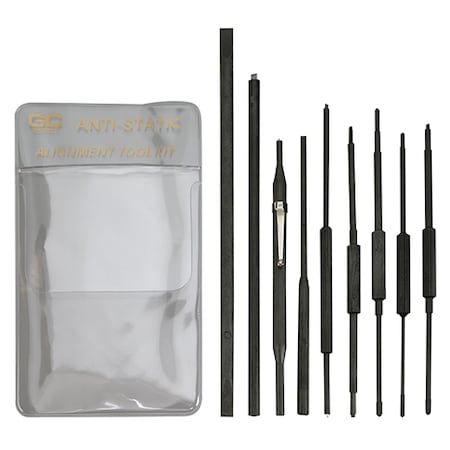 Gc Electronics Tool Kit Alignment Anti-Static Black AS-5007